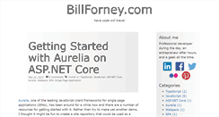 Desktop Screenshot of billforney.com